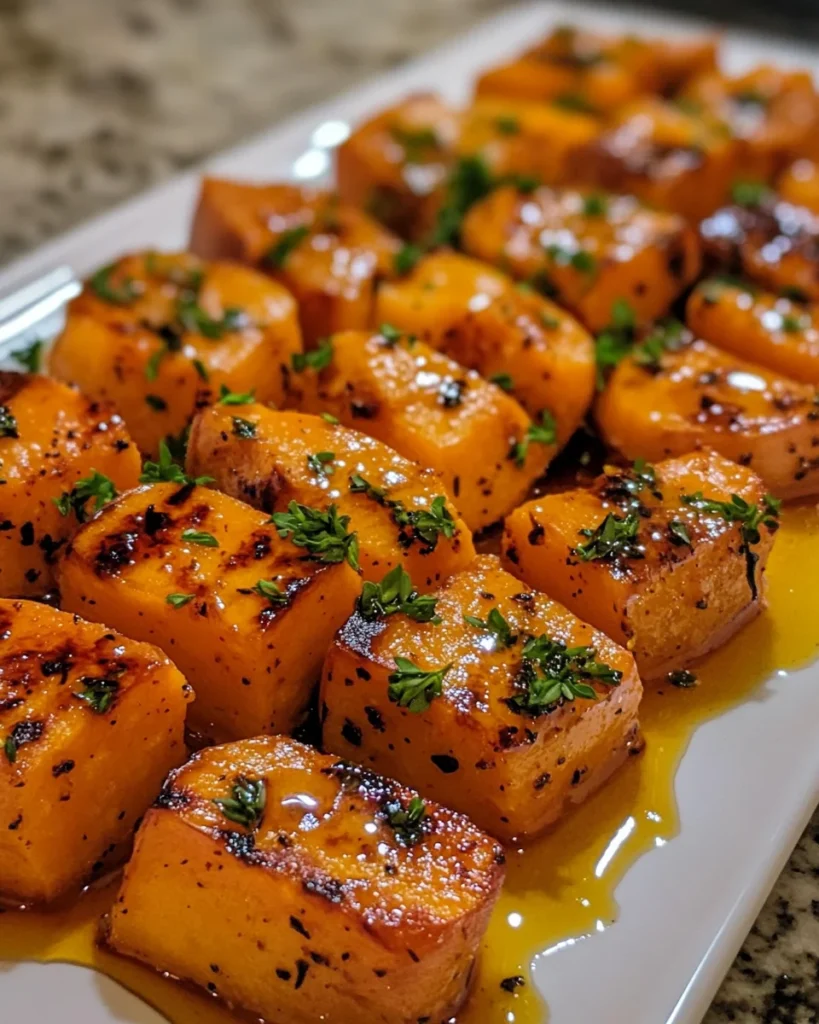 Hot Honey Sweet Potatoes