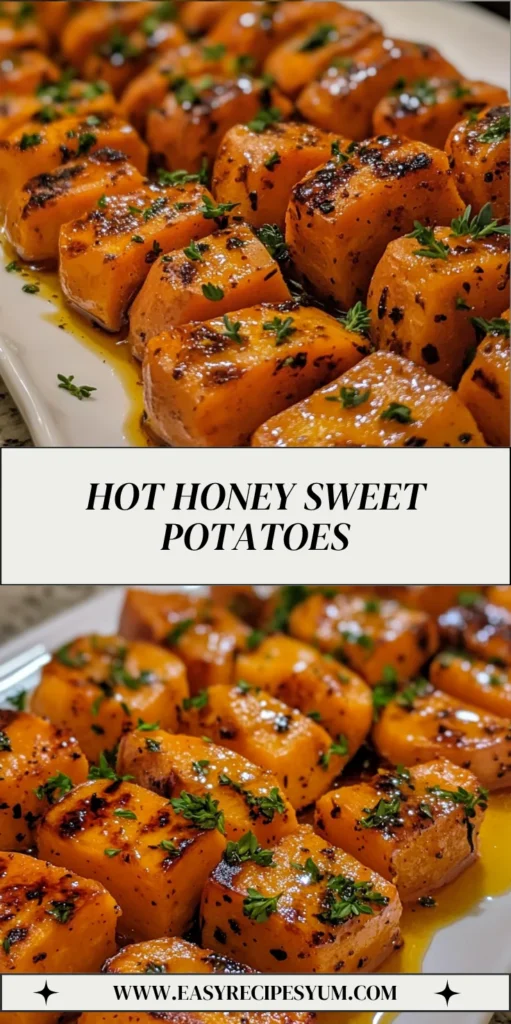 Hot Honey Sweet Potatoes