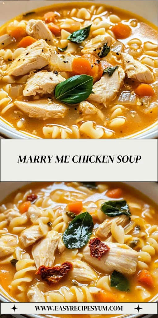 Marry Me Chicken Soup