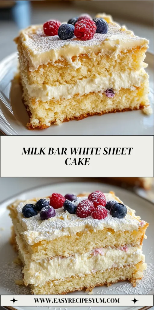 Milk Bar White Sheet Cake