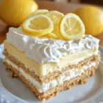 No-Bake Lemon Éclair Cake