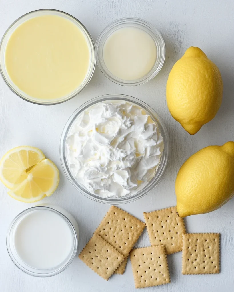 No-Bake Lemon Éclair Cake