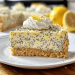 No-Bake Lemon Poppy Seed Cheesecake