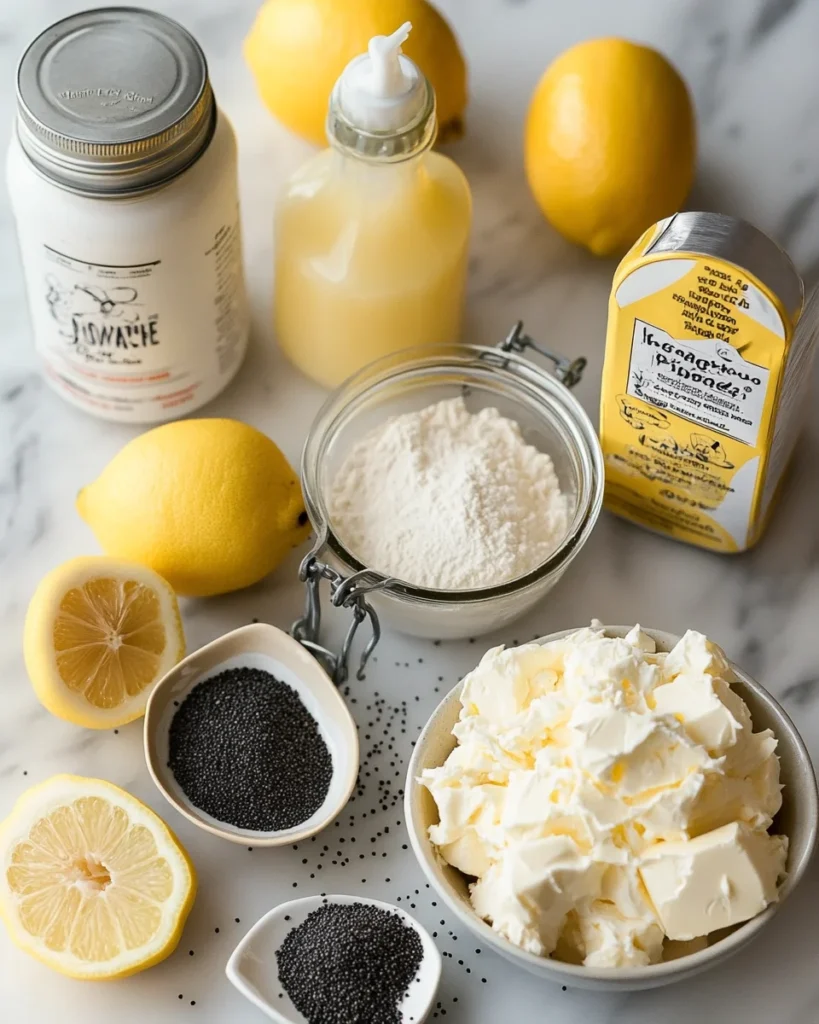 No-Bake Lemon Poppy Seed Cheesecake