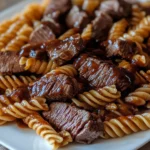One-Pot Smoky Honey BBQ Steak Pasta
