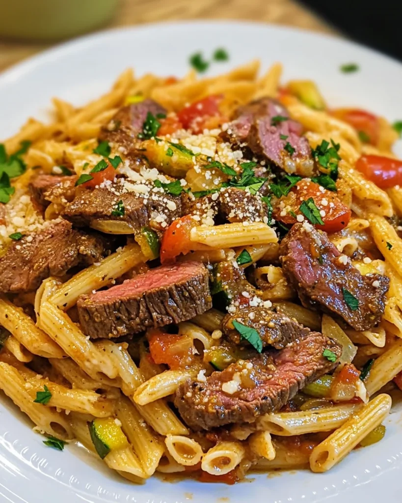 One-Pot Zesty Steak Pasta