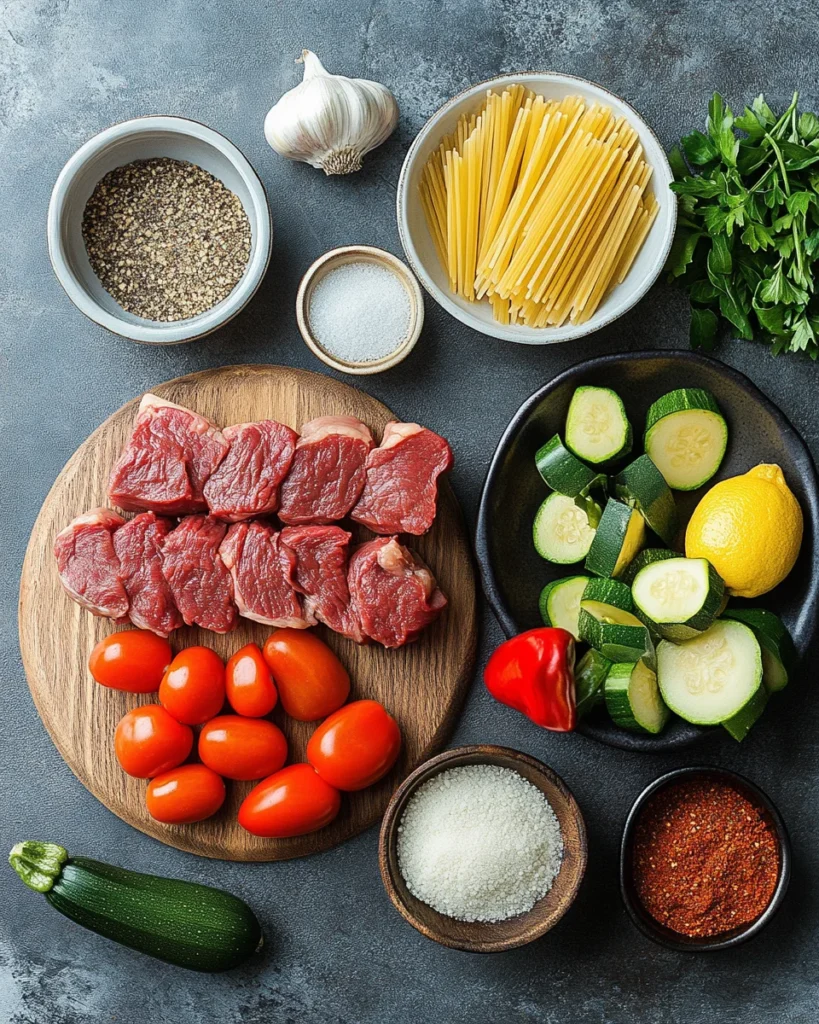 One-Pot Zesty Steak Pasta