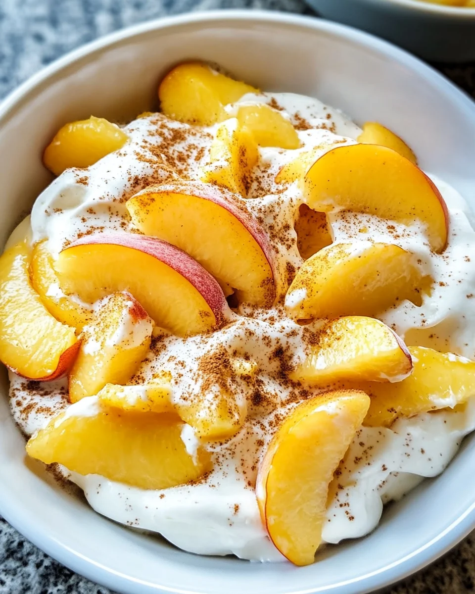 Peach Cheesecake Salad