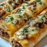 Philly Cheesesteak Stuffed Cheesy Breadsticks