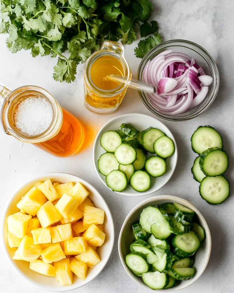 Pineapple Cucumber Salad