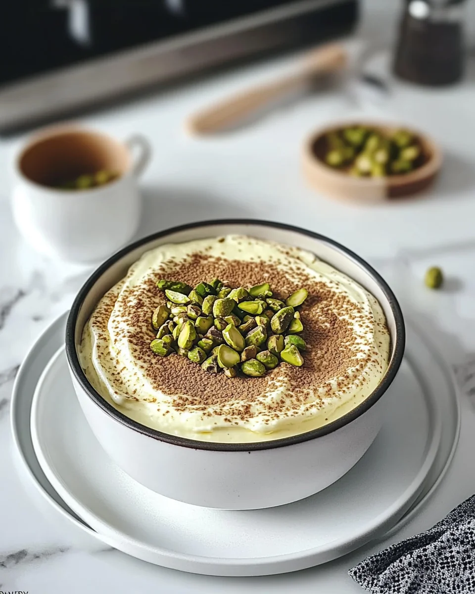 Pistachio Tiramisu