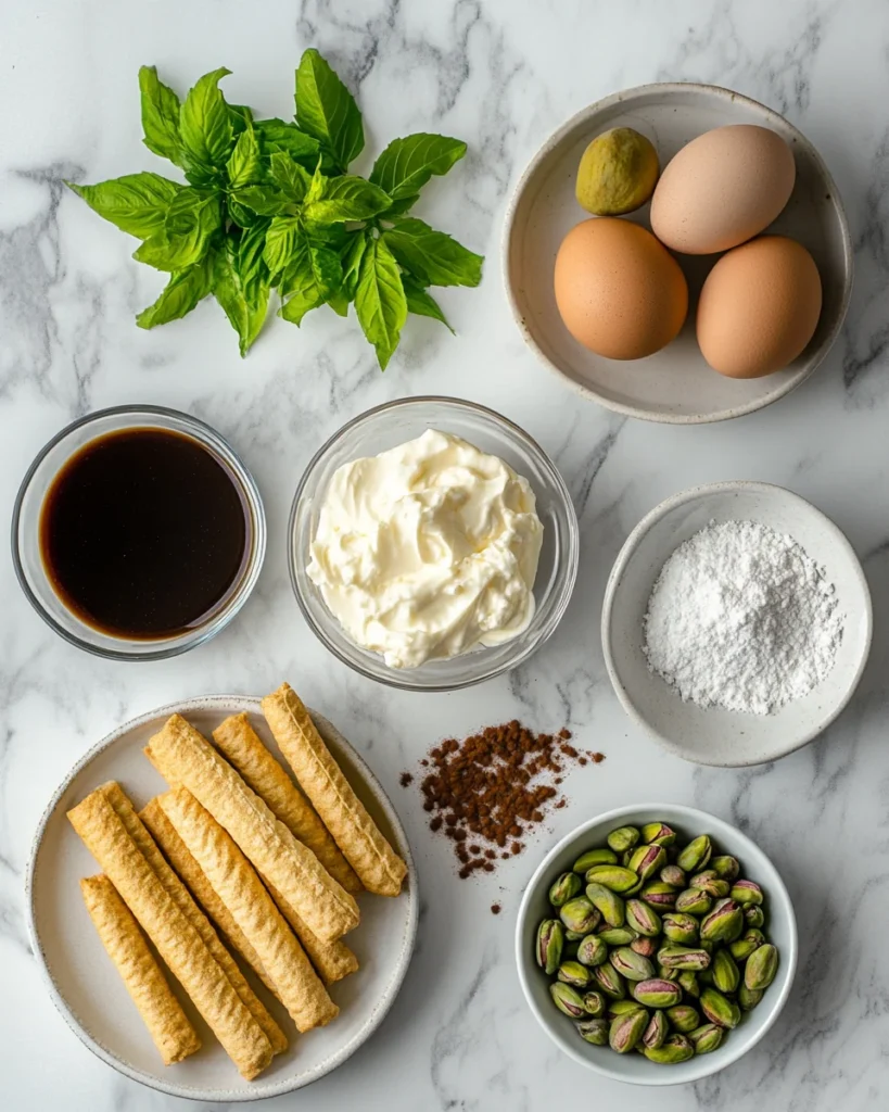 Pistachio Tiramisu