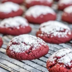 Red Velvet Gooey Butter Cookies