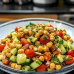 Refreshing Spiced Chickpea and Cucumber Salad