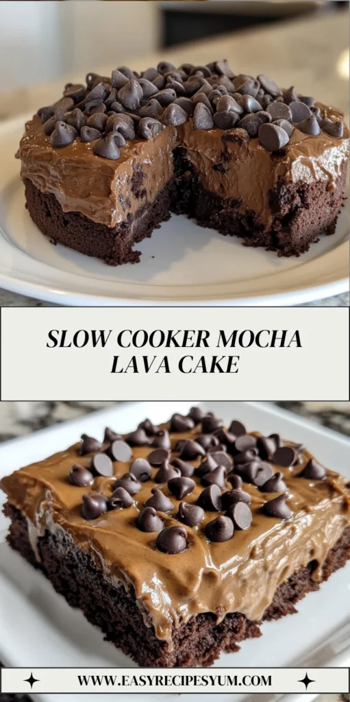 Slow Cooker Mocha Lava Cake