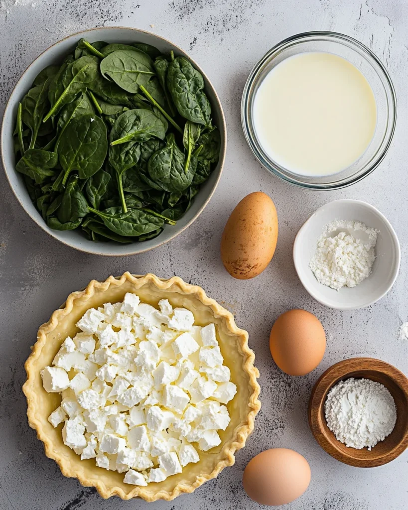 Spinach and Feta Quiche
