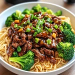 Sticky Beef Noodles
