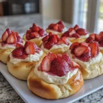 Strawberry Cheesecake Buns