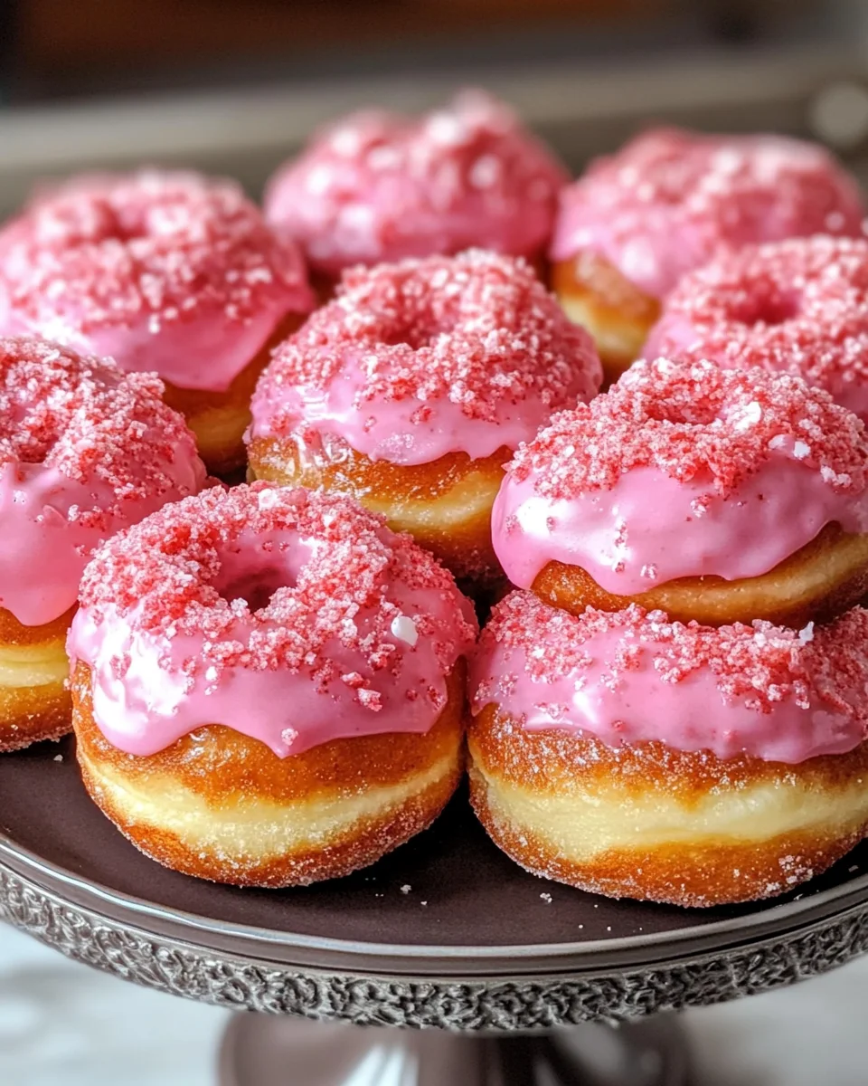 Strawberry Cheesecake Donuts