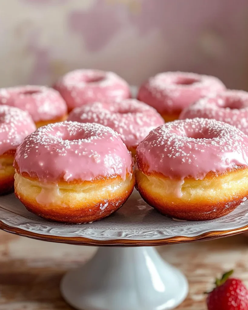 Strawberry Cheesecake Donuts