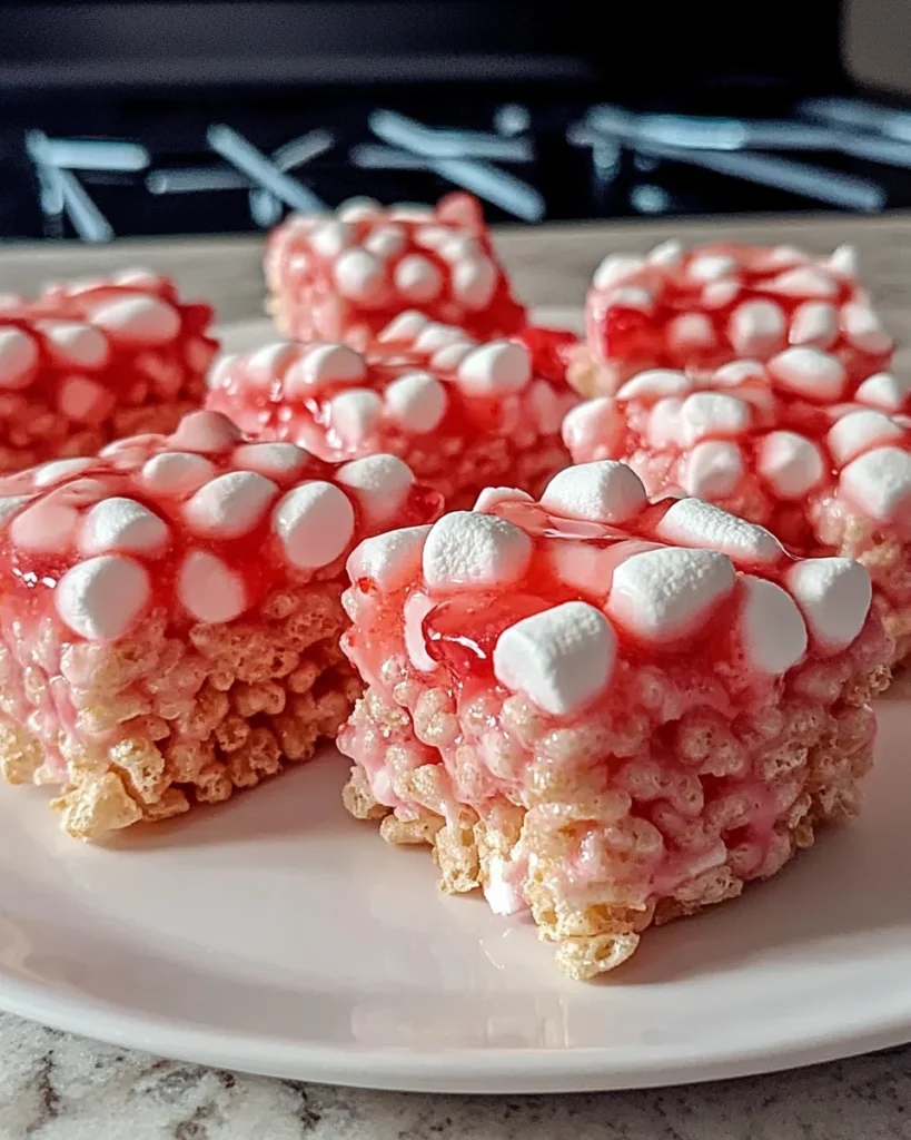 Strawberry Crunch Rice Krispie Treats