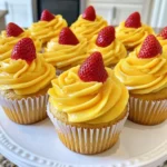 Strawberry Mango Cupcakes