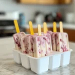 Strawberry Yogurt Popsicles