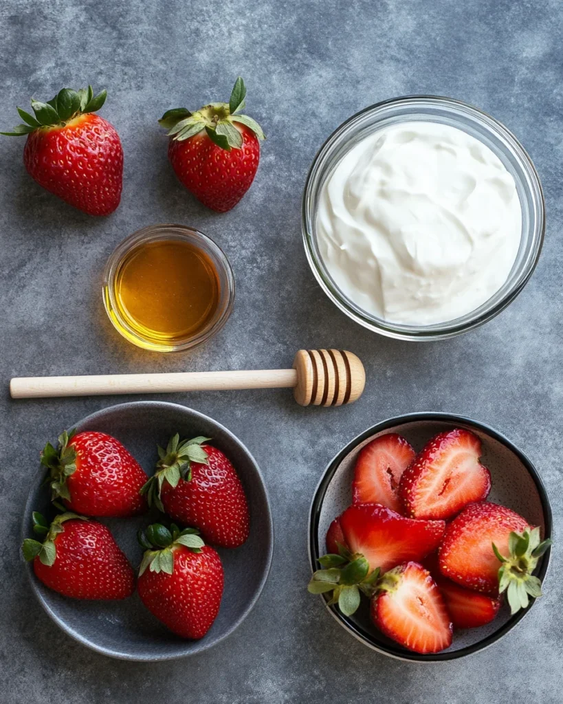 Strawberry Yogurt Popsicles