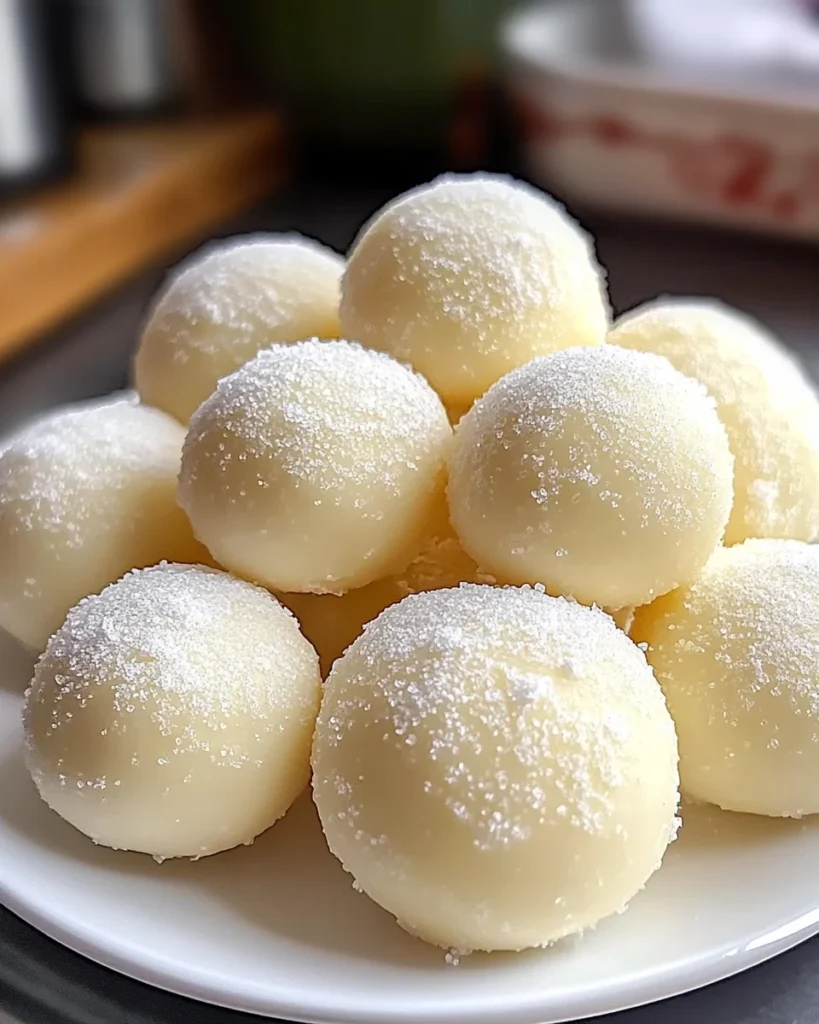 Sweetened Condensed Milk Snowball Cookies
