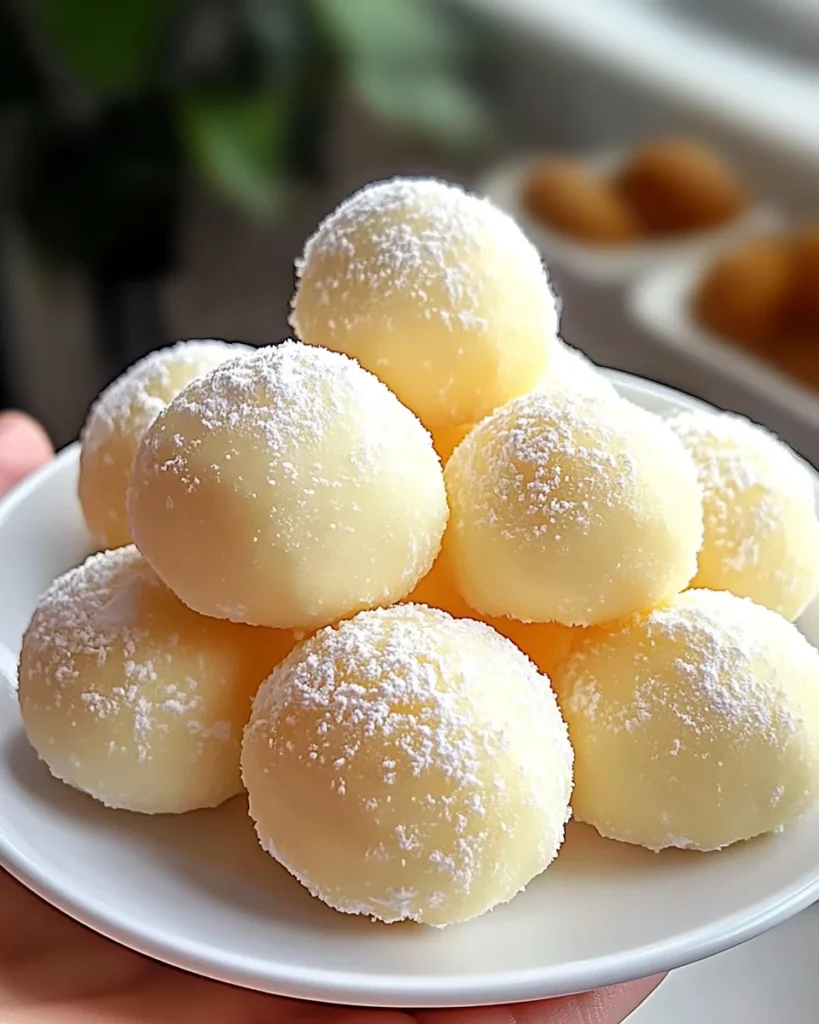 Sweetened Condensed Milk Snowball Cookies