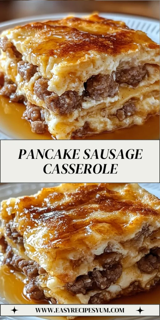 Pancake Sausage Casserole