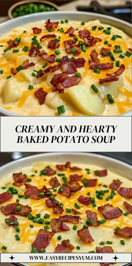 Creamy and Hearty Baked Potato Soup