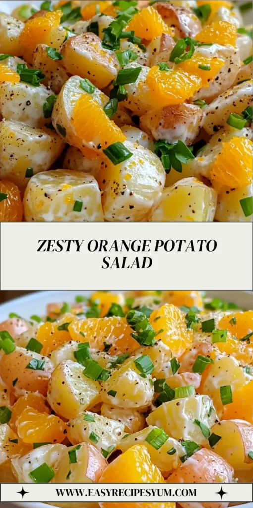Zesty Orange Potato Salad