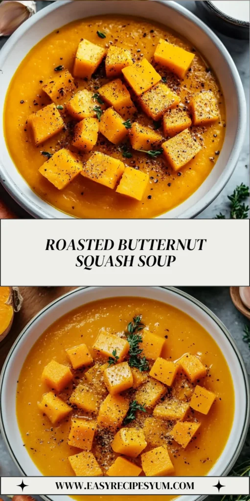 Roasted Butternut Squash Soup