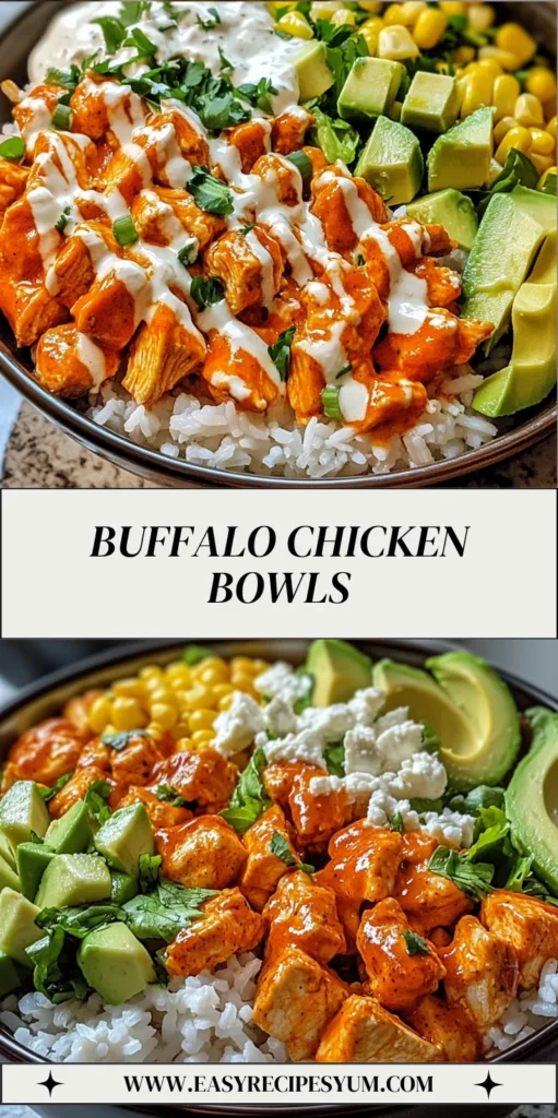 buffalo chicken bowls