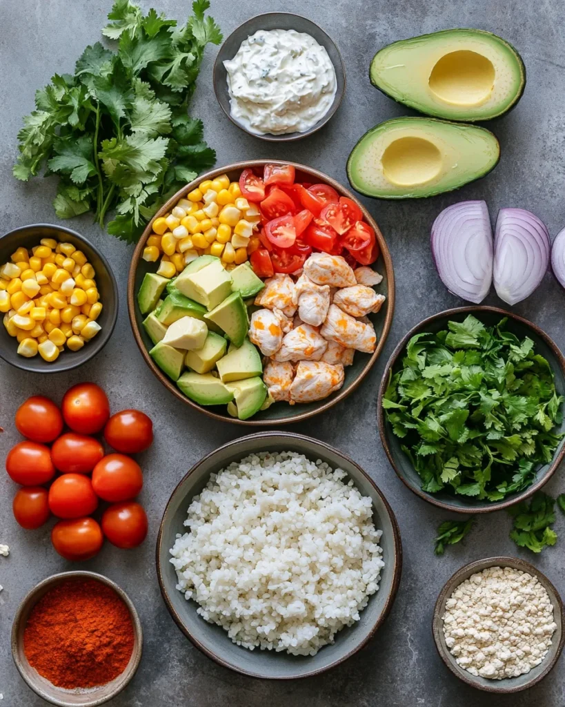 buffalo chicken bowls