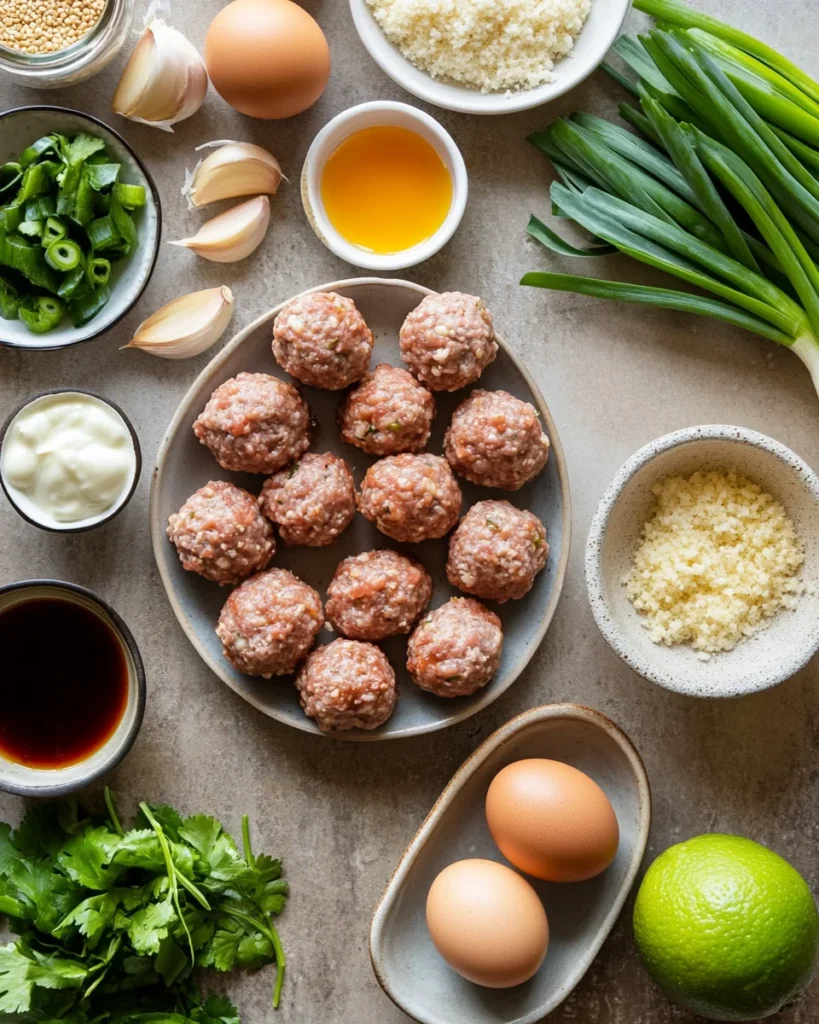 Korean BBQ Meatballs