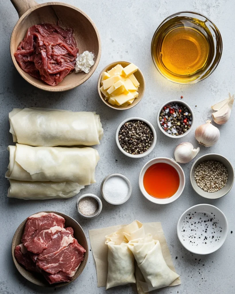 Philly Cheesesteak Egg Rolls