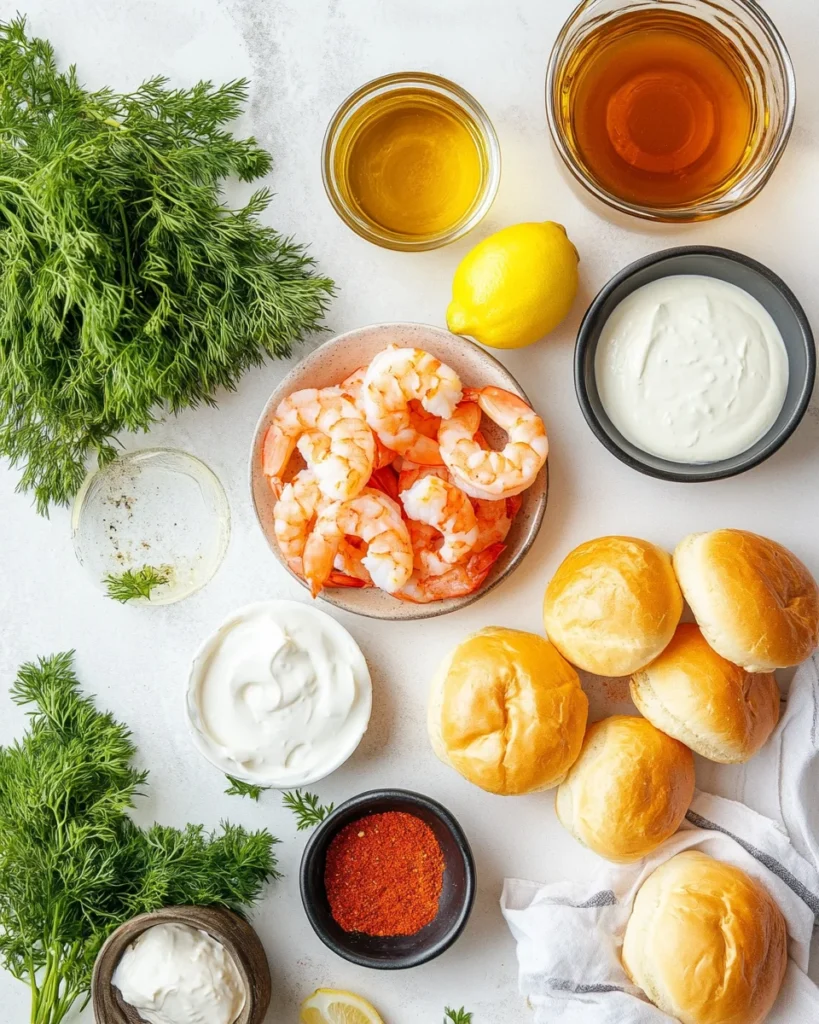 Shrimp Rolls on Brioche Buns
