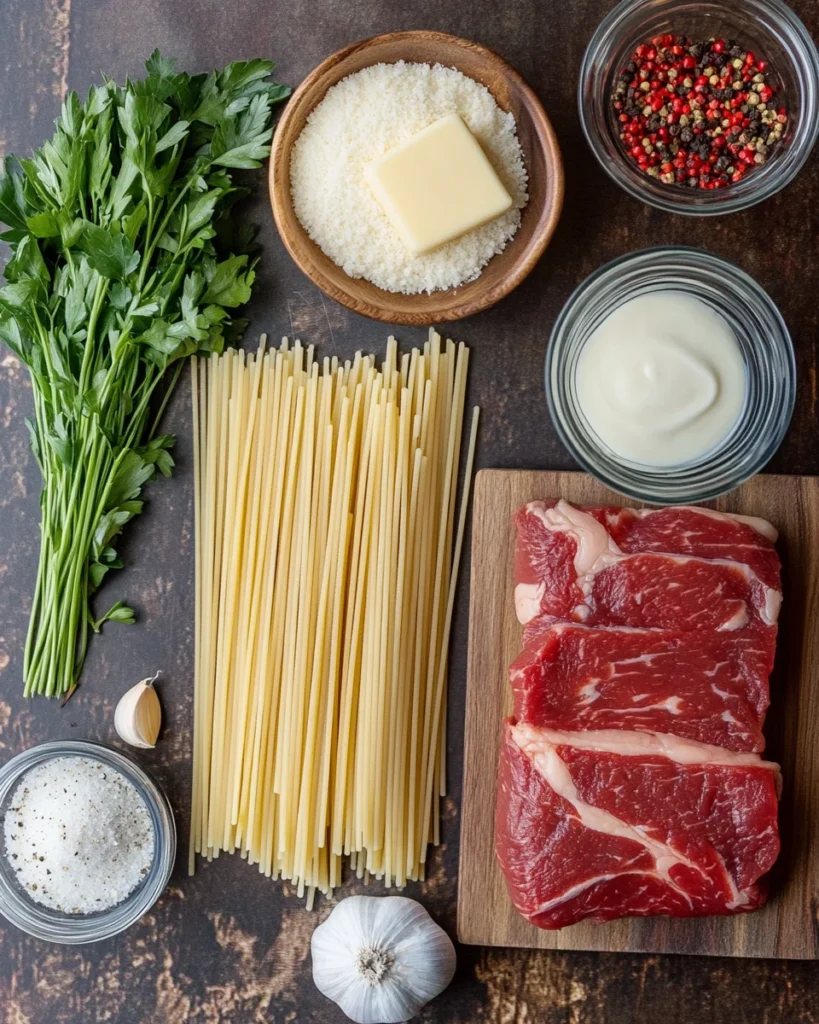 Garlic Butter Steak Lightning Noodles