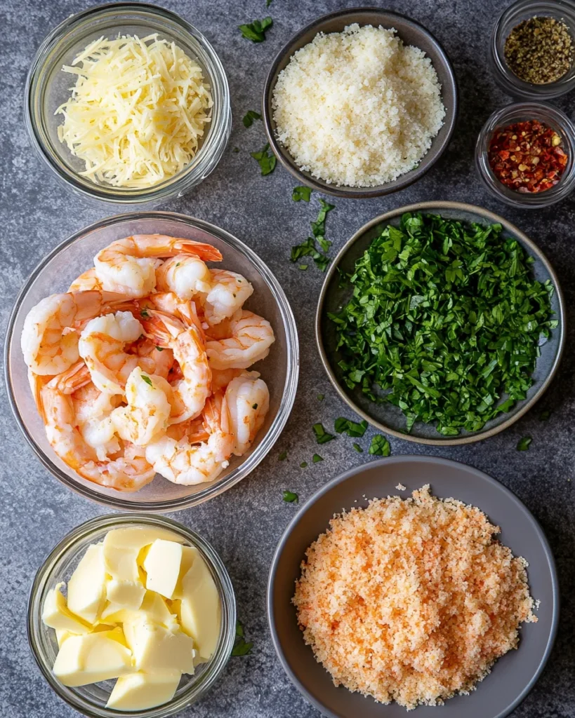 Garlic Shrimp Gratin