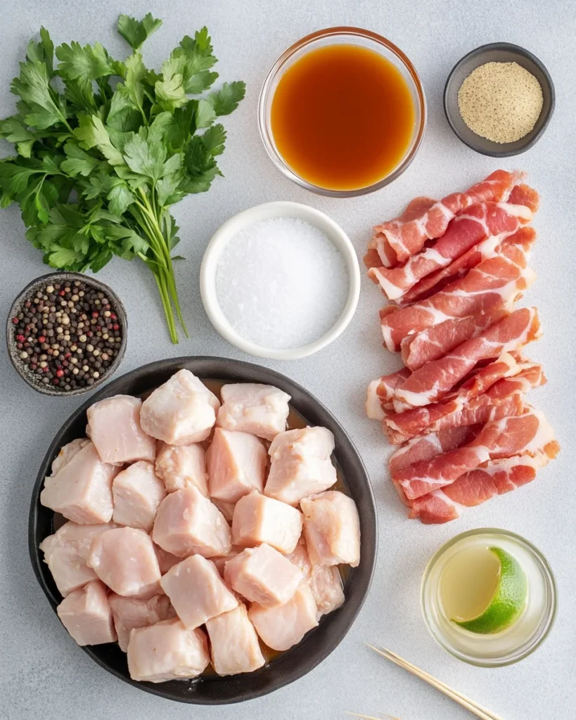 Maple Glazed Bacon Chicken Bites