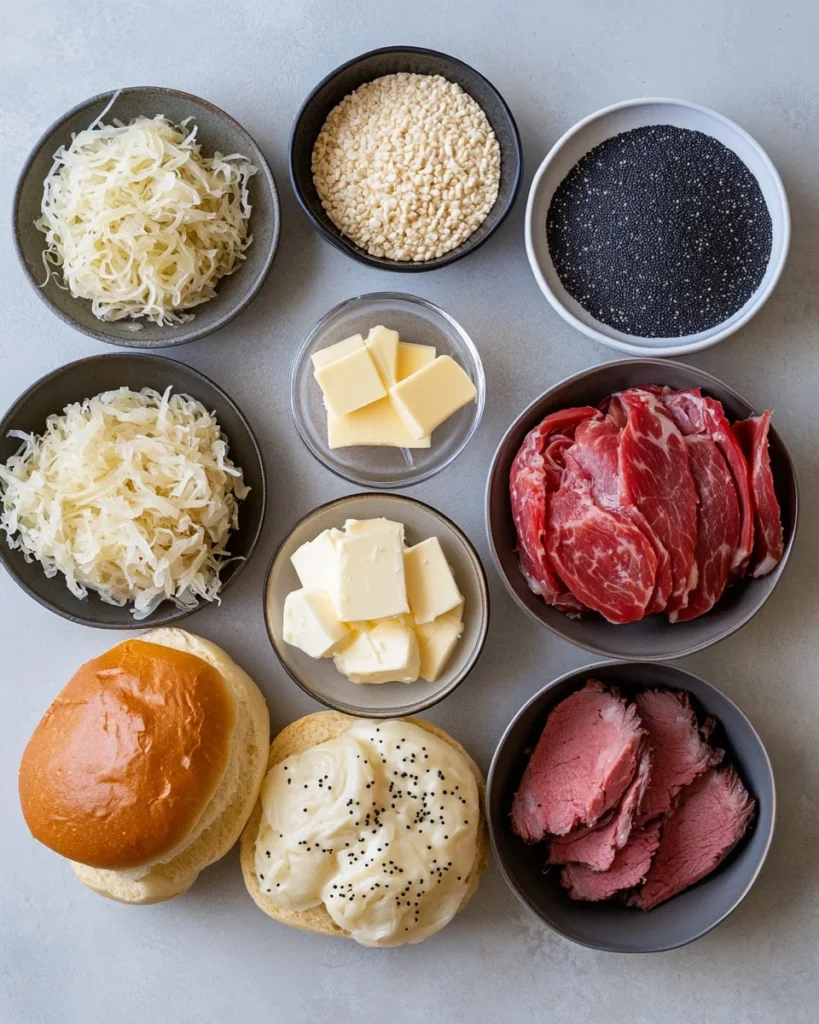 Reuben Sandwich Sliders