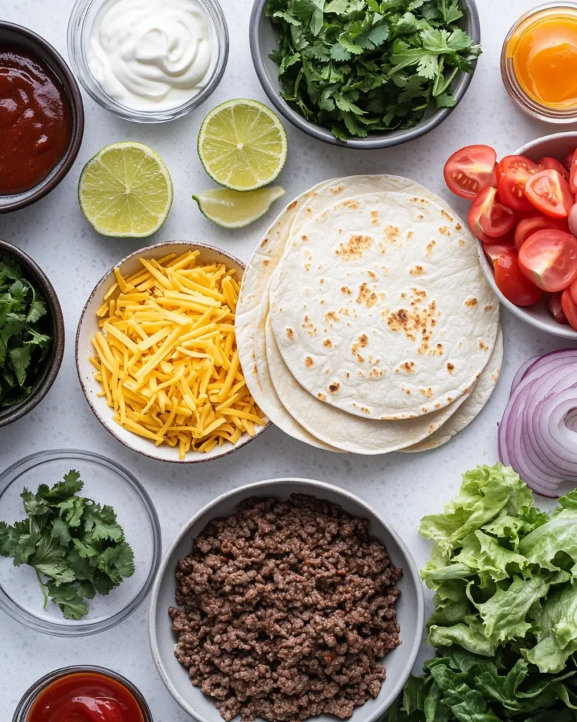 Garlic Butter Honey BBQ Beef Tacos