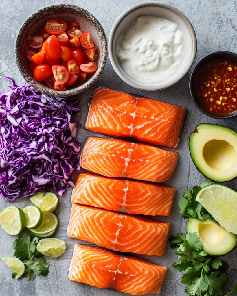 chili lime salmon bowls