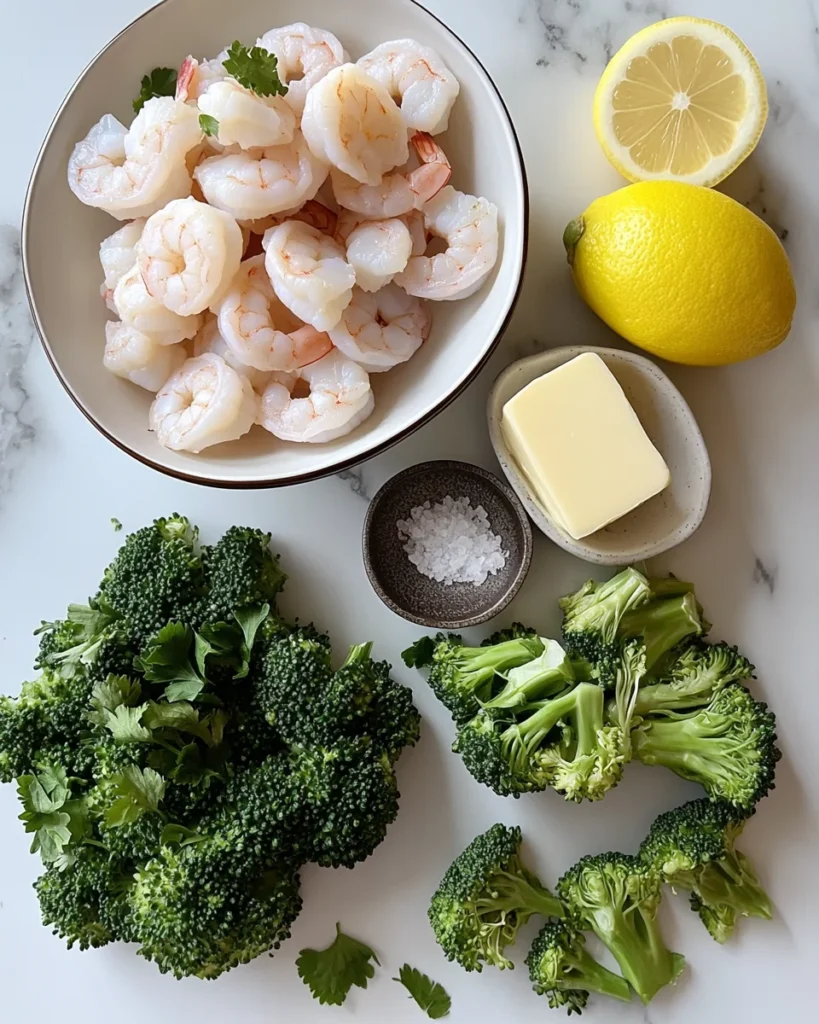 Garlic Butter Shrimp with Broccoli Rice