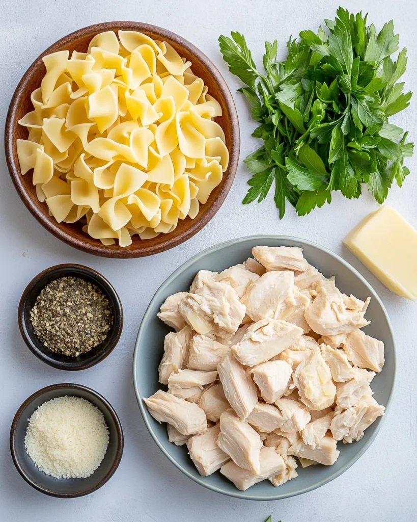 Chicken with Buttered Noodles