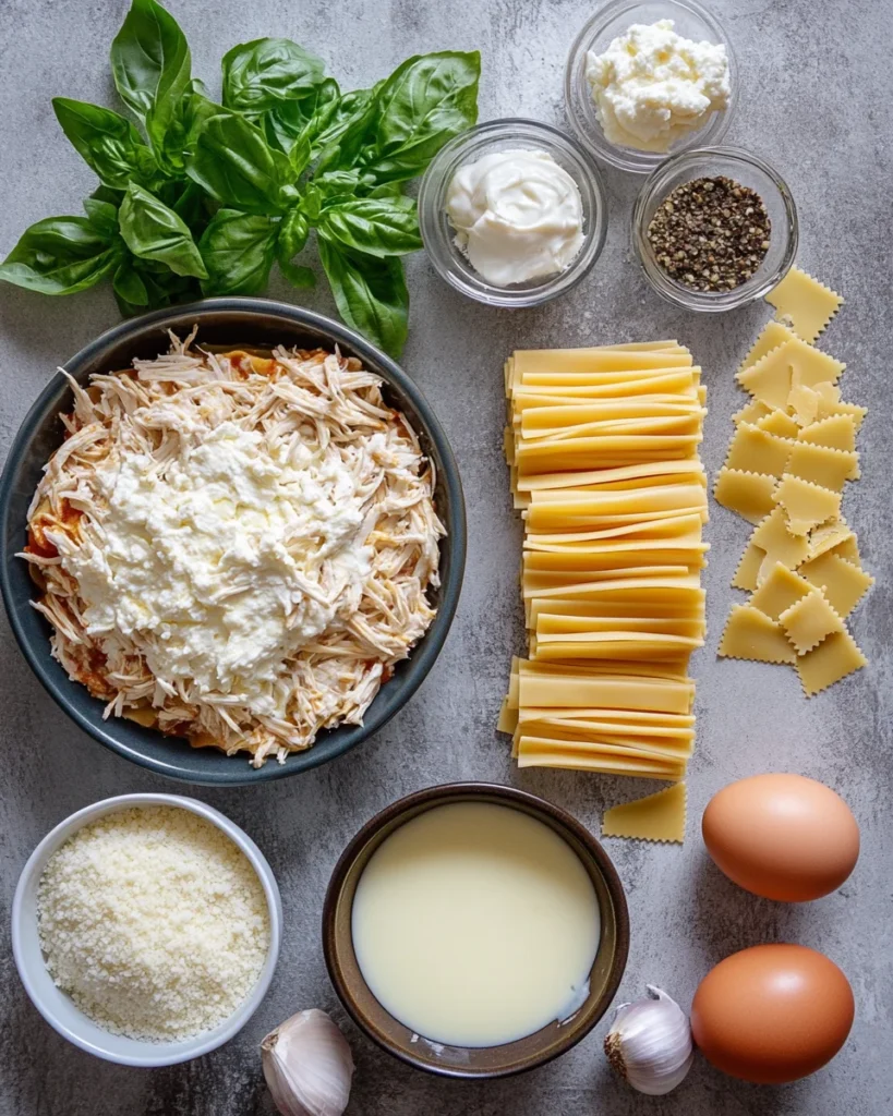 Garlic Parmesan Chicken Lasagna Roll-Ups