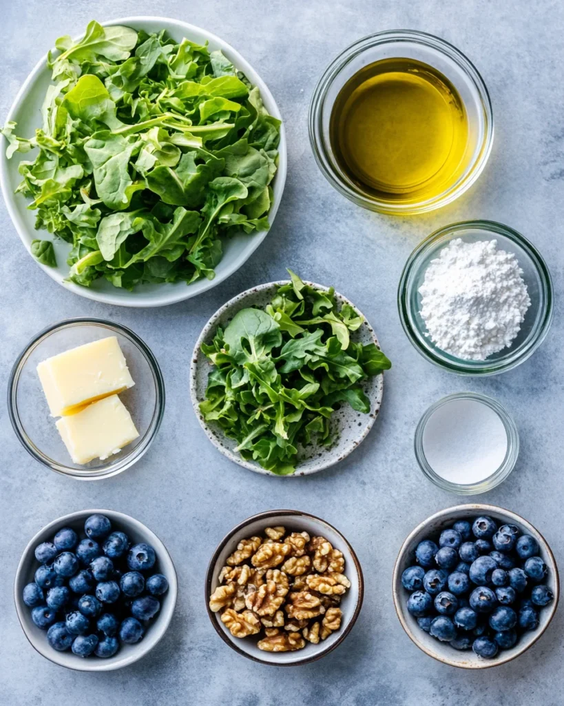 tasty easter spring salad with goat cheese