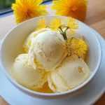 dandelion & honey ice cream
